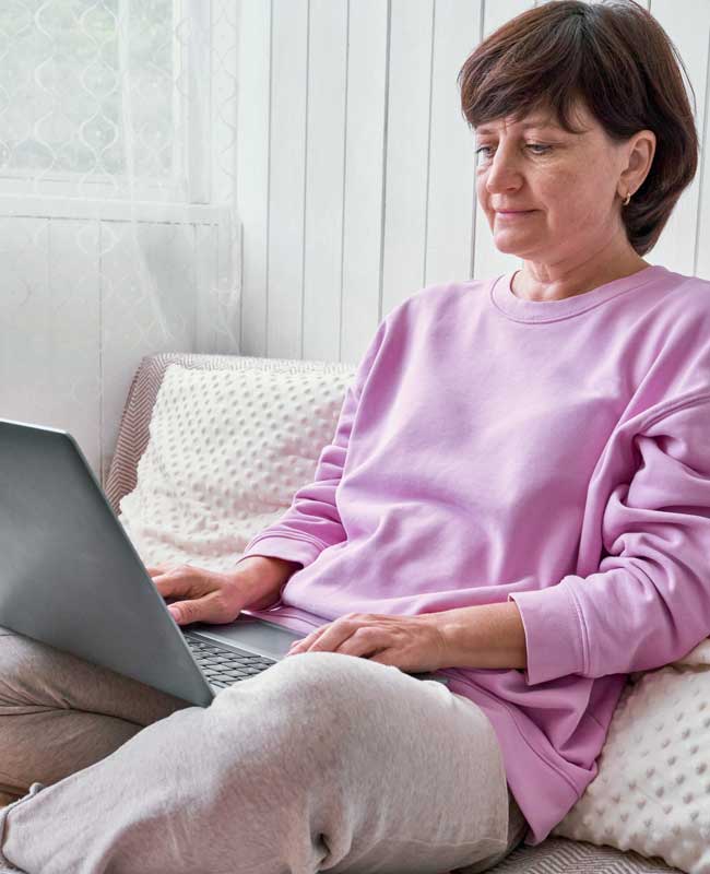 happy woman with laptop happy woman with a laptop
