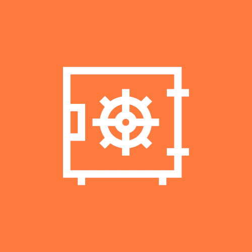 prodocs vault icon with orange background